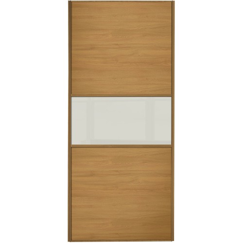 Classic Fineline - Oak Arctic White Glass Oak Frame Classic Fineline - Oak Arctic White Glass Oak Frame