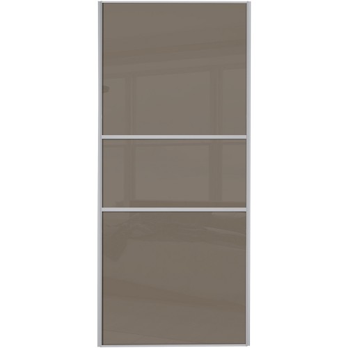 Classic Fineline - Cappuccino Glass Silver Frame Classic Fineline - Cappuccino Glass Silver Frame