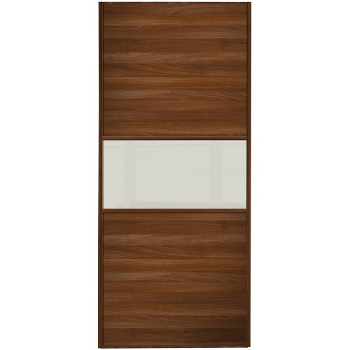 Classic Fineline - Walnut Arctic White Glass Walnut Frame Classic Fineline - Walnut Arctic White Glass Walnut Frame