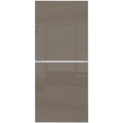 Minimalist 2 Panel - Cappuccino Glass