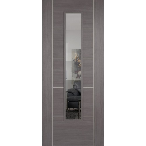 Vancouver Medium Grey - Clear Glass