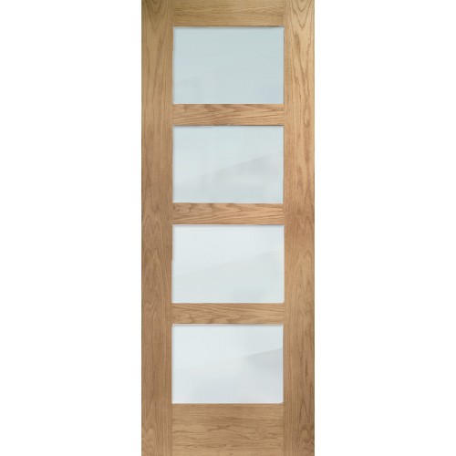 Shaker Oak - Obscure Glass Shaker Oak - Obscure Glass