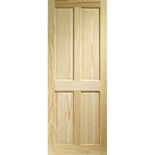 Victorian 4 Panel - Solid Clear Pine